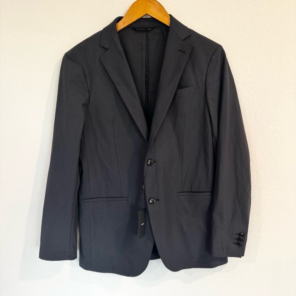 SENE Studio Lucid SoHo Flex Tech Sport Blazer Size 38S NEW Charcoal